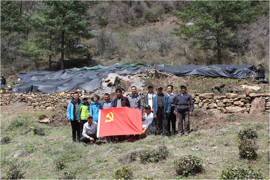 yd2333云顶电子游戏党委将党建活动开展到青藏高原